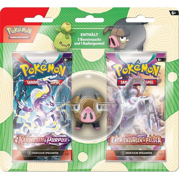 Pokemon Back to School Eraser Blister (EN)