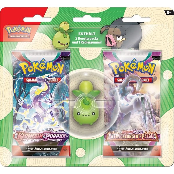Pokemon Back to School Eraser Blister (EN)